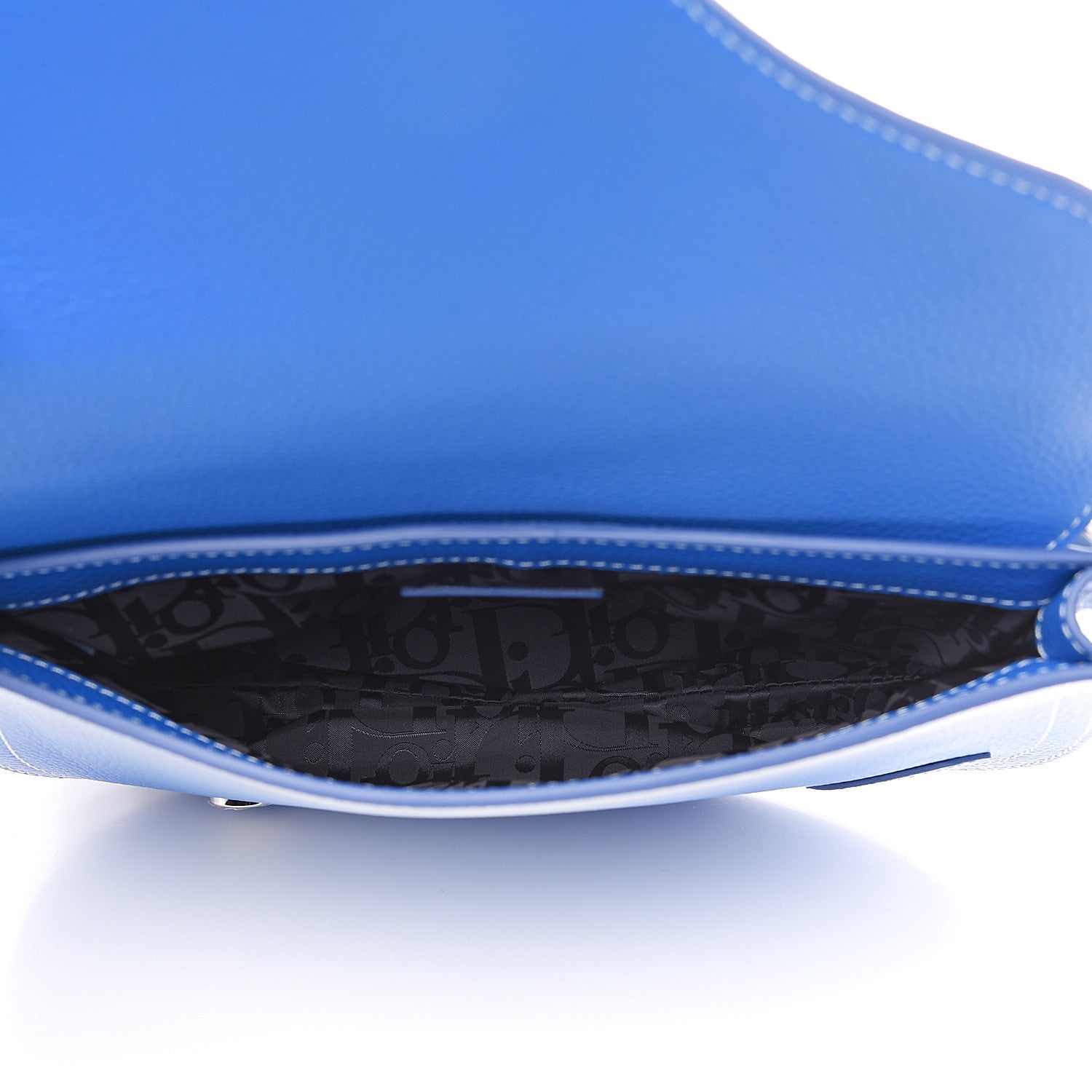 Christian Dior X KAWS Grained Calfskin Saddle Pouch 4 of 9