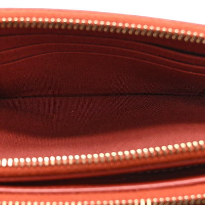 Chanel Lambskin Quilted Small Boy Clutch With Chain Orange 6 of 13
