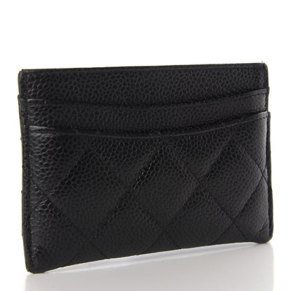 Chanel Caviar Quilted Card Holder Black 3 of 8