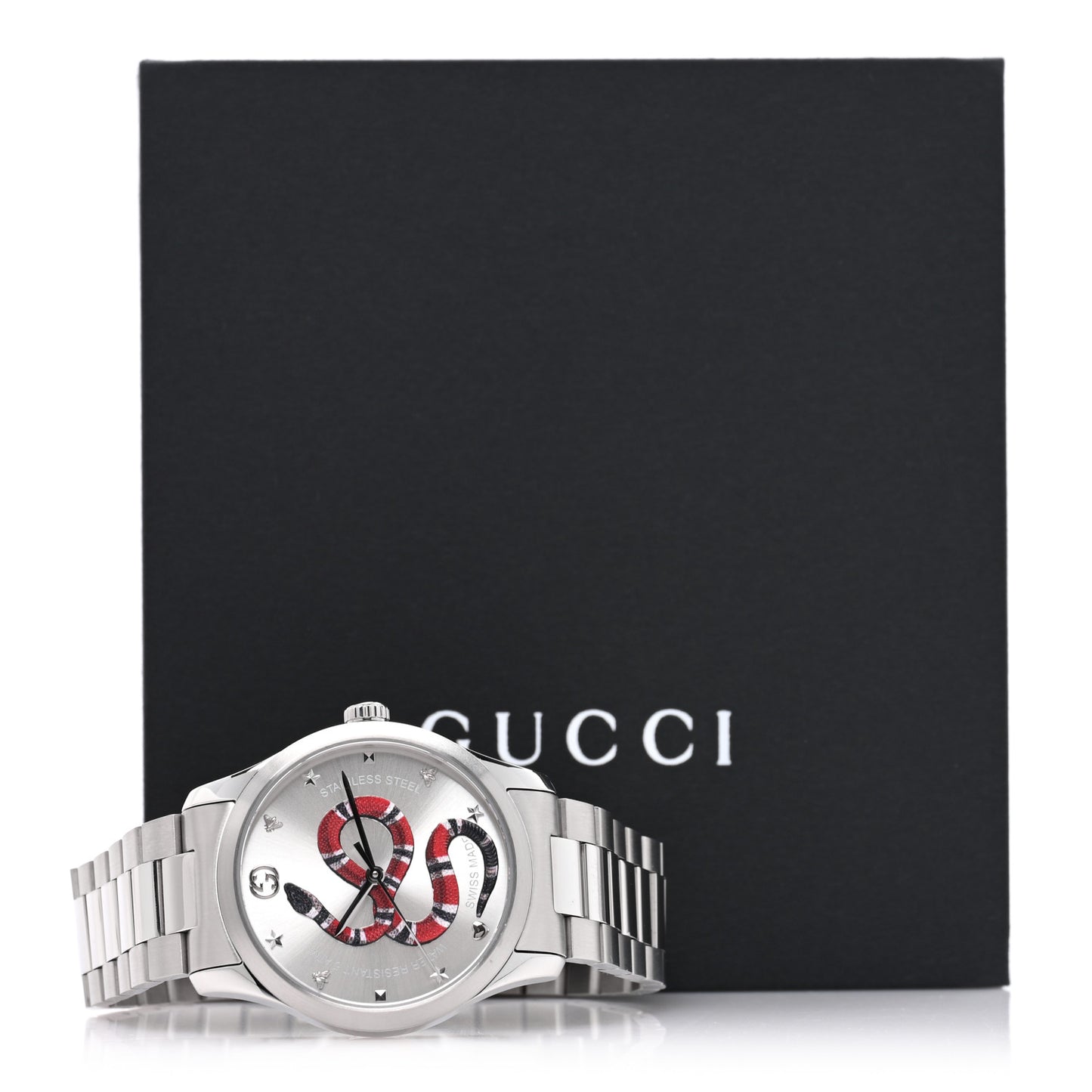 Stainless Steel 38mm G-Timeless Snake Quartz Watch