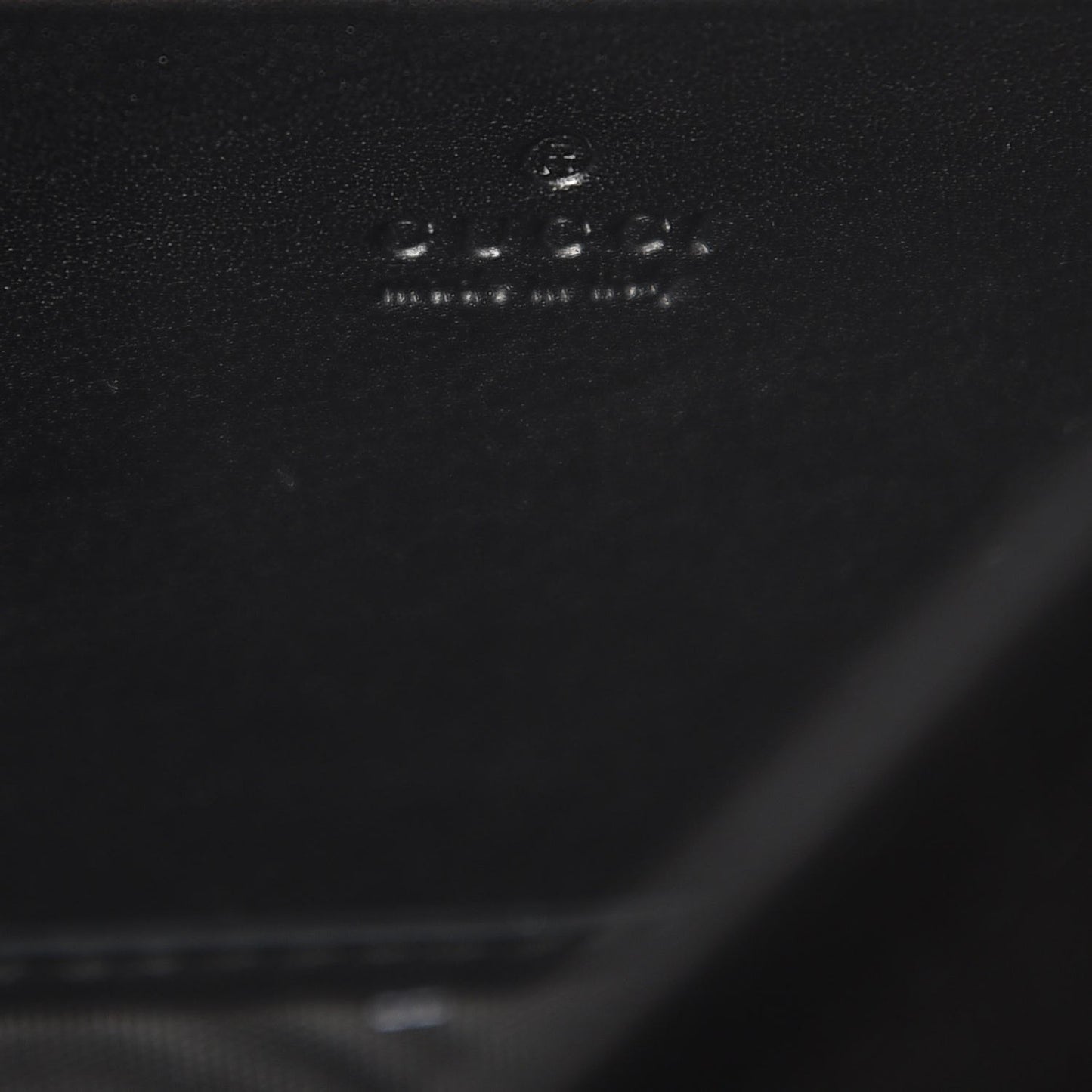 Calfskin Matelasse GG Marmont Chain Wallet Black