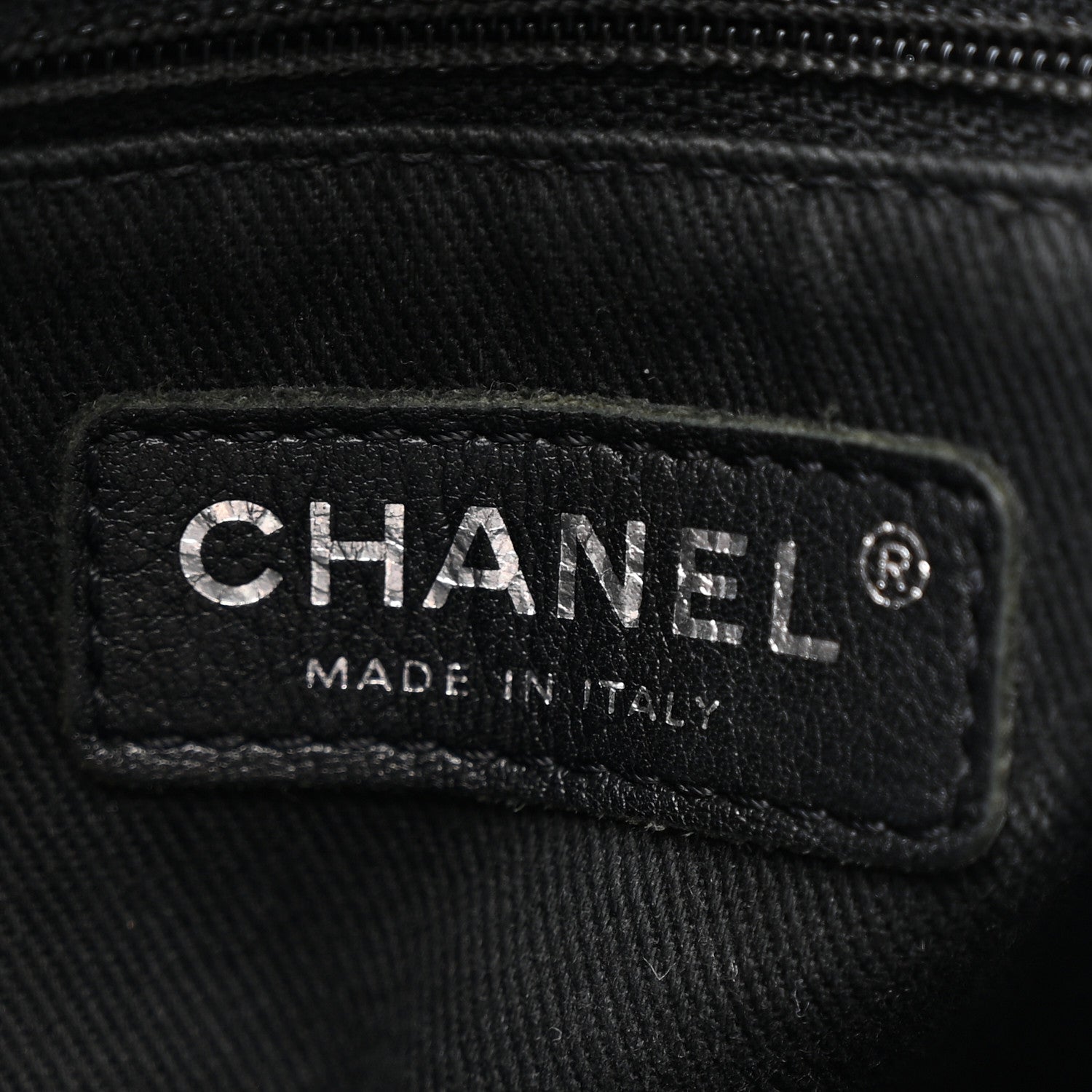 Chanel Calfskin Quilted Large Shopping In Chains Tote Black 6 of 10