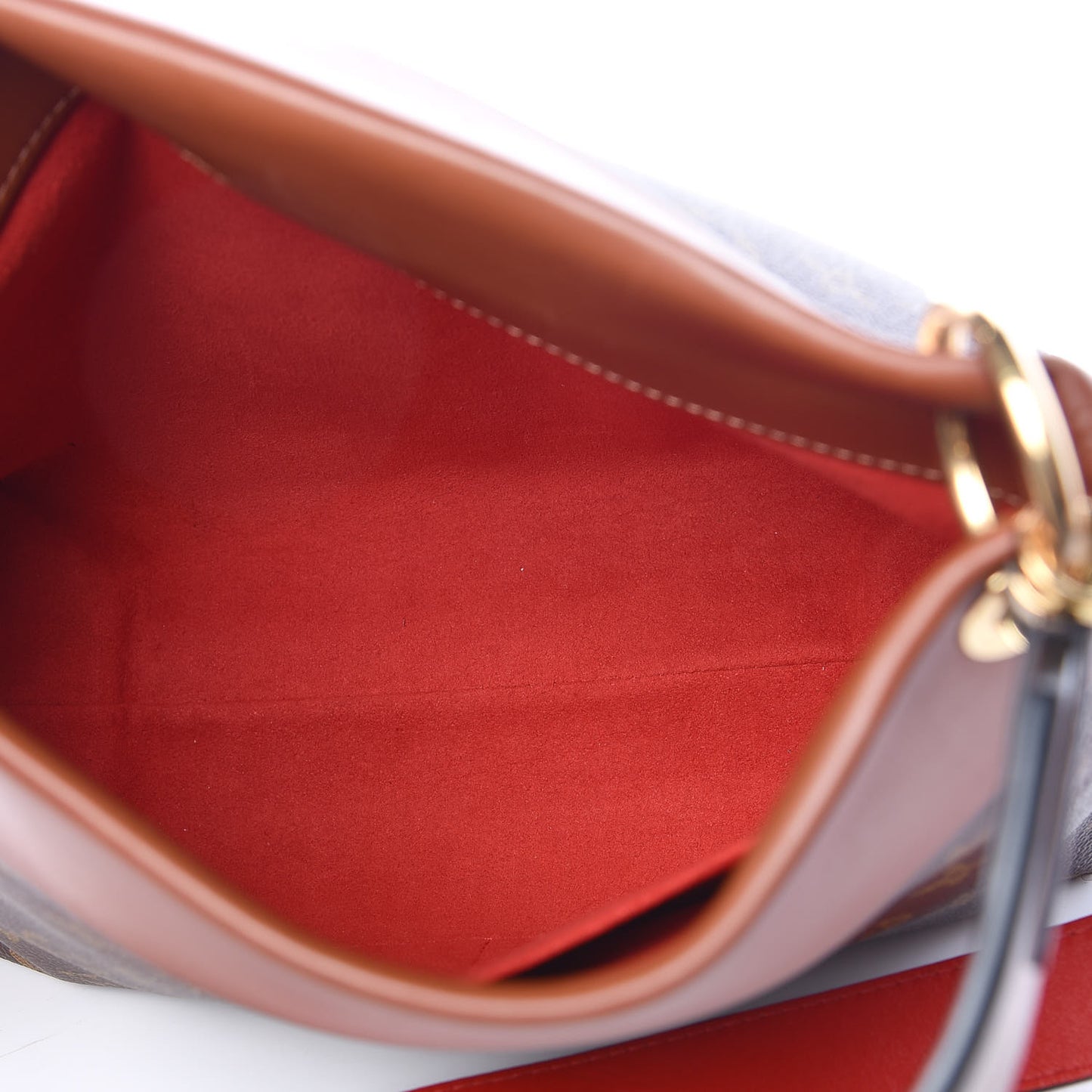 Monogram Tuileries Besace Caramel Rouge