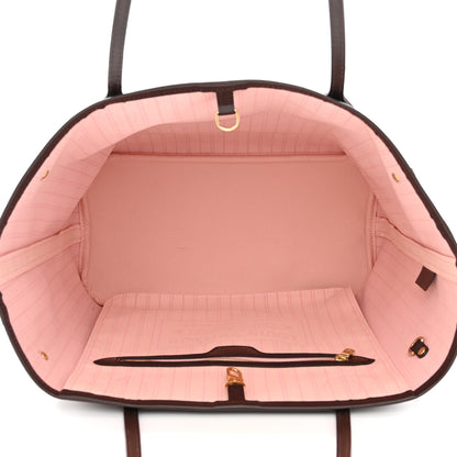 Louis Vuitton LOUIS VUITTON Damier Ebene Neo Neverfull MM Rose Ballerine 6 of 15