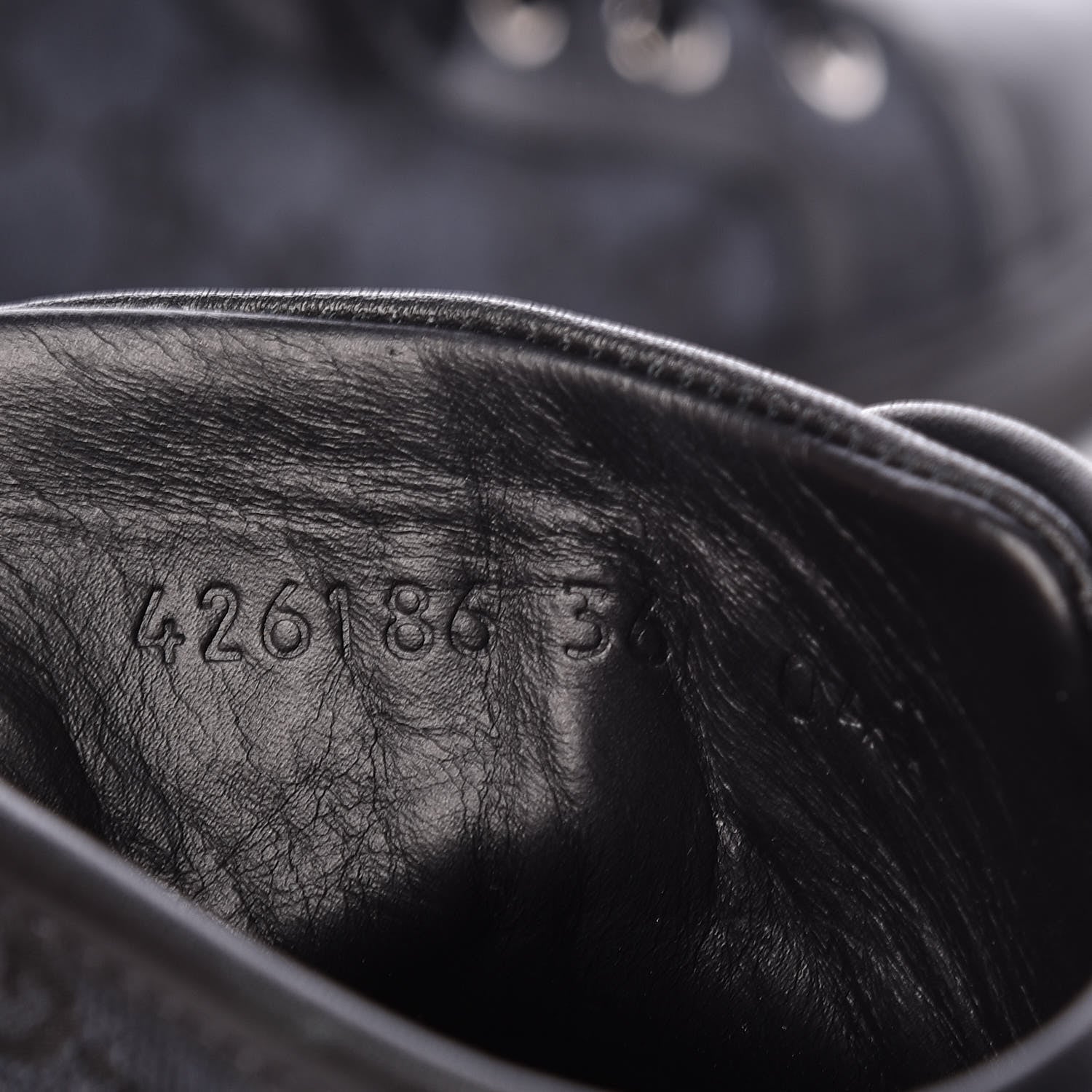 Gucci Monogram High Top Sneakers 36 Black 8 of 9