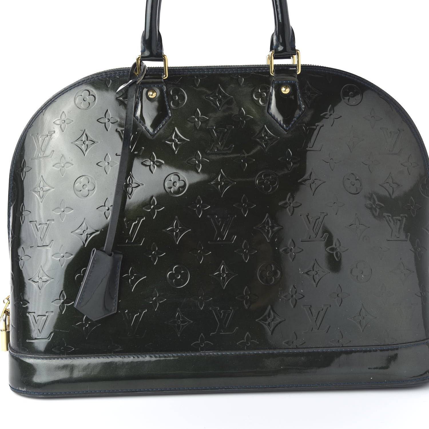 Louis Vuitton Vernis Alma GM Blue Infini 13 of 13