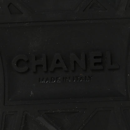 Chanel Suede Calfskin Nylon Grosgrain CC Sneakers 37.5 Light Green 7 of 10