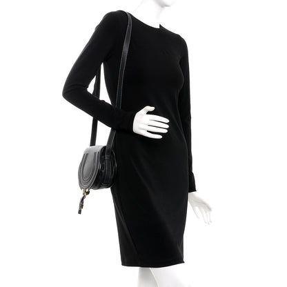 Chloe Calfskin Mini Marcie Round Crossbody Bag Black 2 of 7