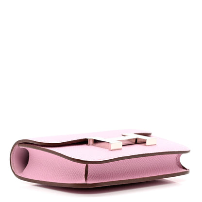 Hermes Epsom Constance Slim Wallet Mauve Sylvestre 4 of 7
