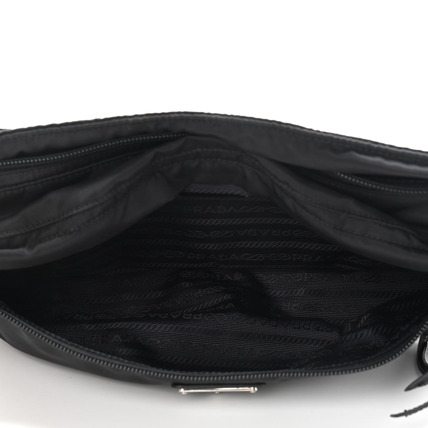 Tessuto Nylon Montagna Belt Bag Black