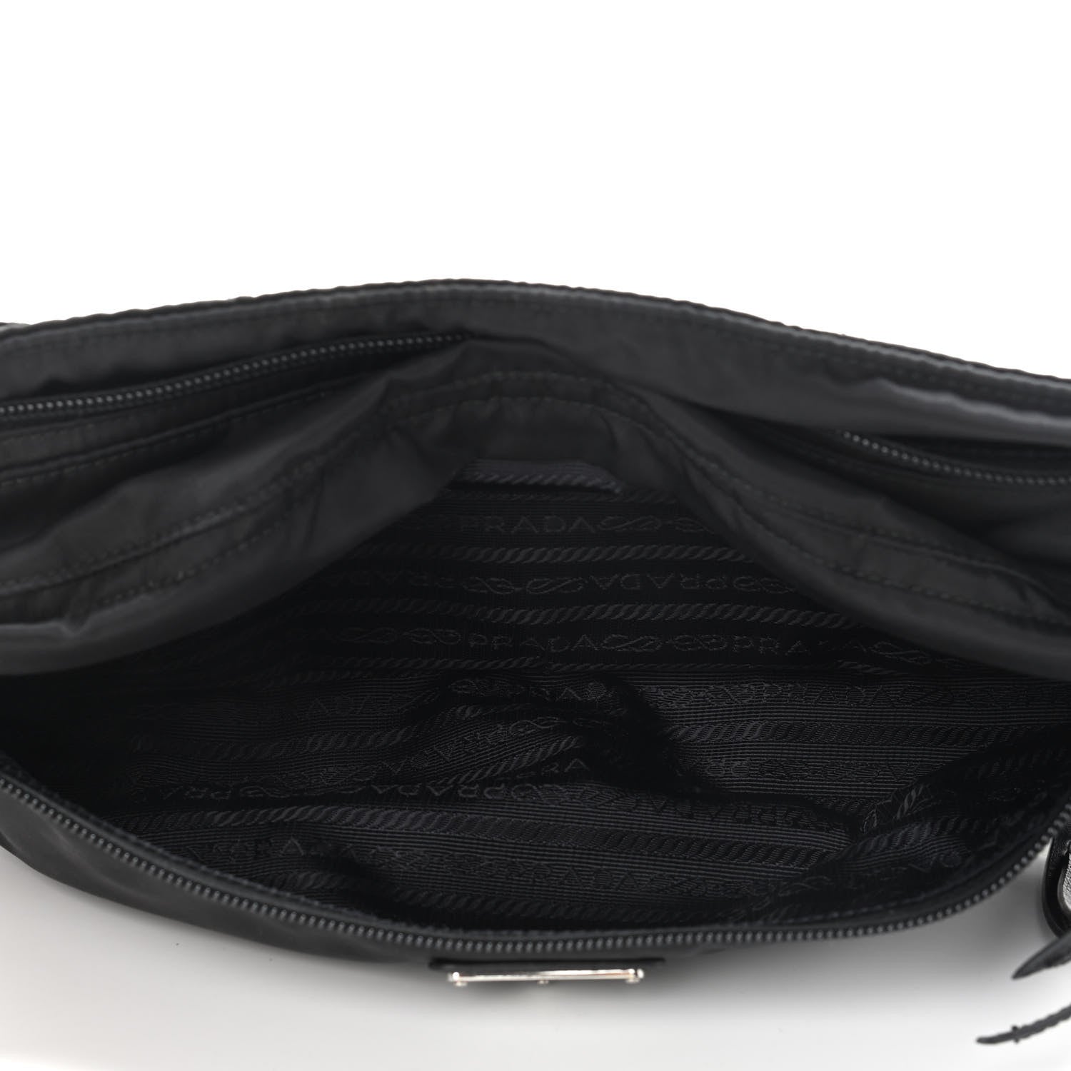 Prada Tessuto Nylon Montagna Belt Bag Black 5 of 13