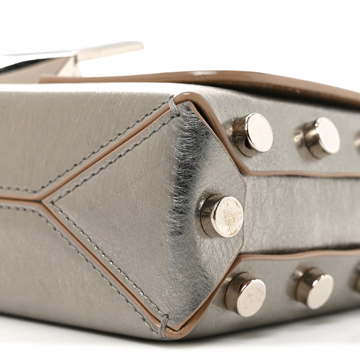 Jimmy Choo Smooth Calfskin Lockett Petite Shoulder Bag Vintage