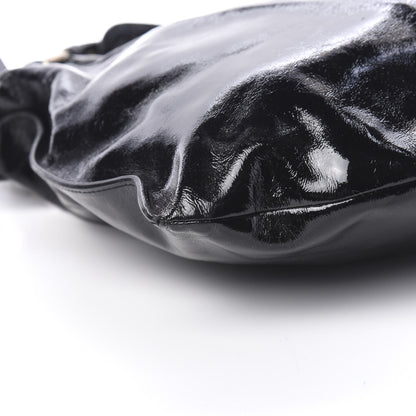 Givenchy Crinkled Patent Hobo Black 7 of 9