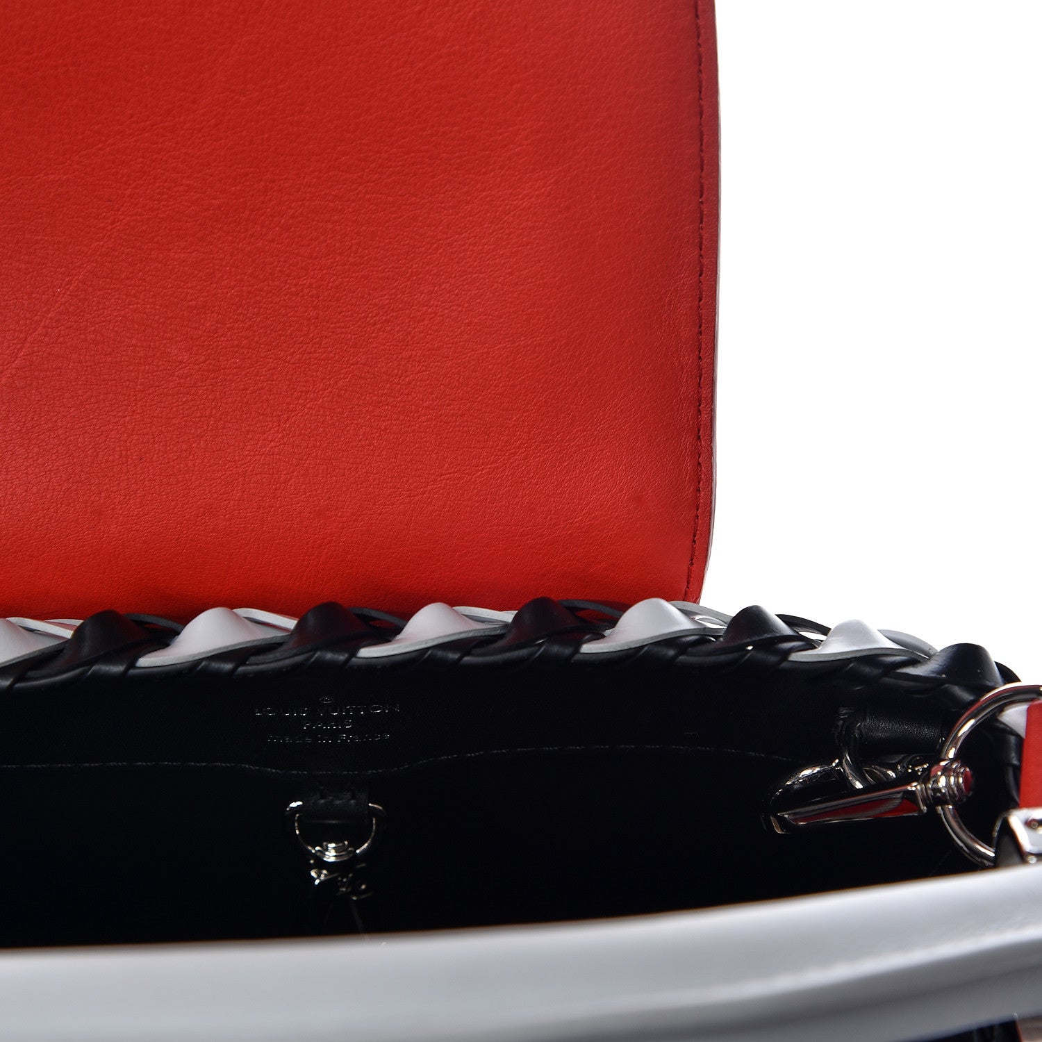 Louis Vuitton Taurillon Calfskin Guinguette Capucines BB Rouge 13 of 13