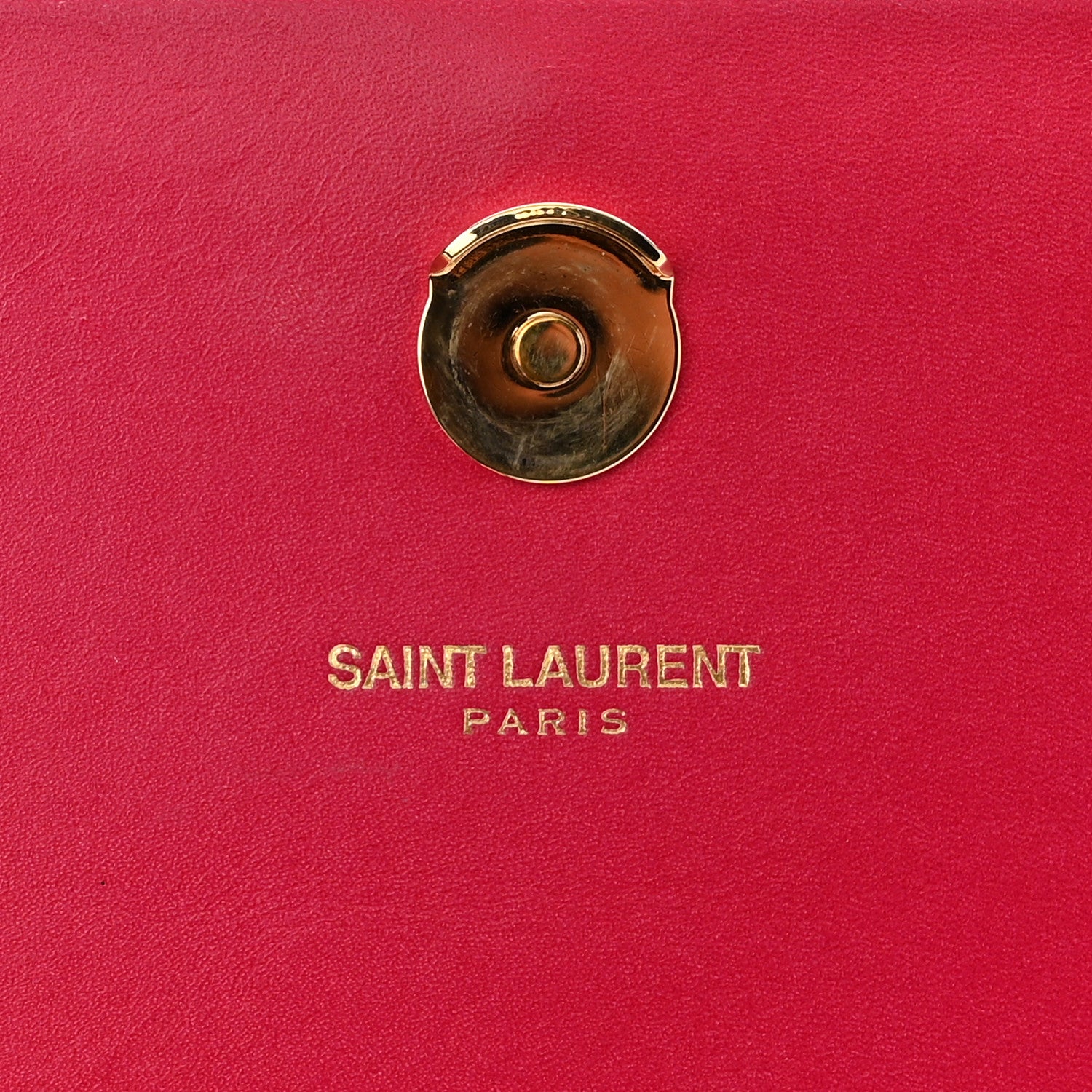 Saint Laurent Calfskin Small Classic Monogram Kate Tassel Satchel Lipstick Fuchsia 9 of 12
