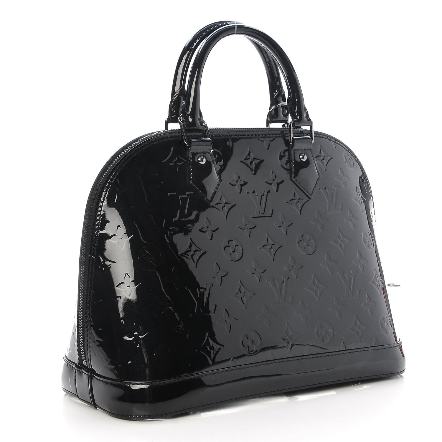 Louis Vuitton Vernis Alma PM Noir Magnetique 3 of 12