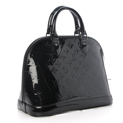 Louis Vuitton Vernis Alma PM Noir Magnetique 3 of 12
