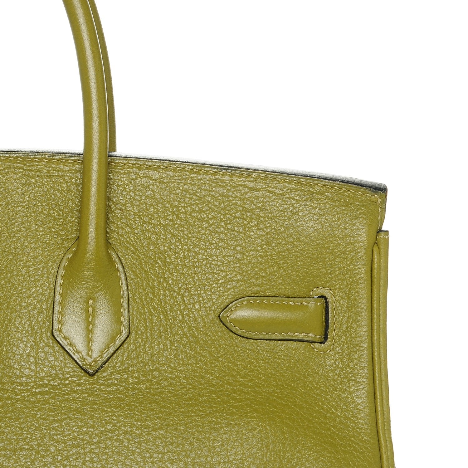 Hermes Taurillon Clemence BIRKIN 35 Vert Chartreuse 8 of 29
