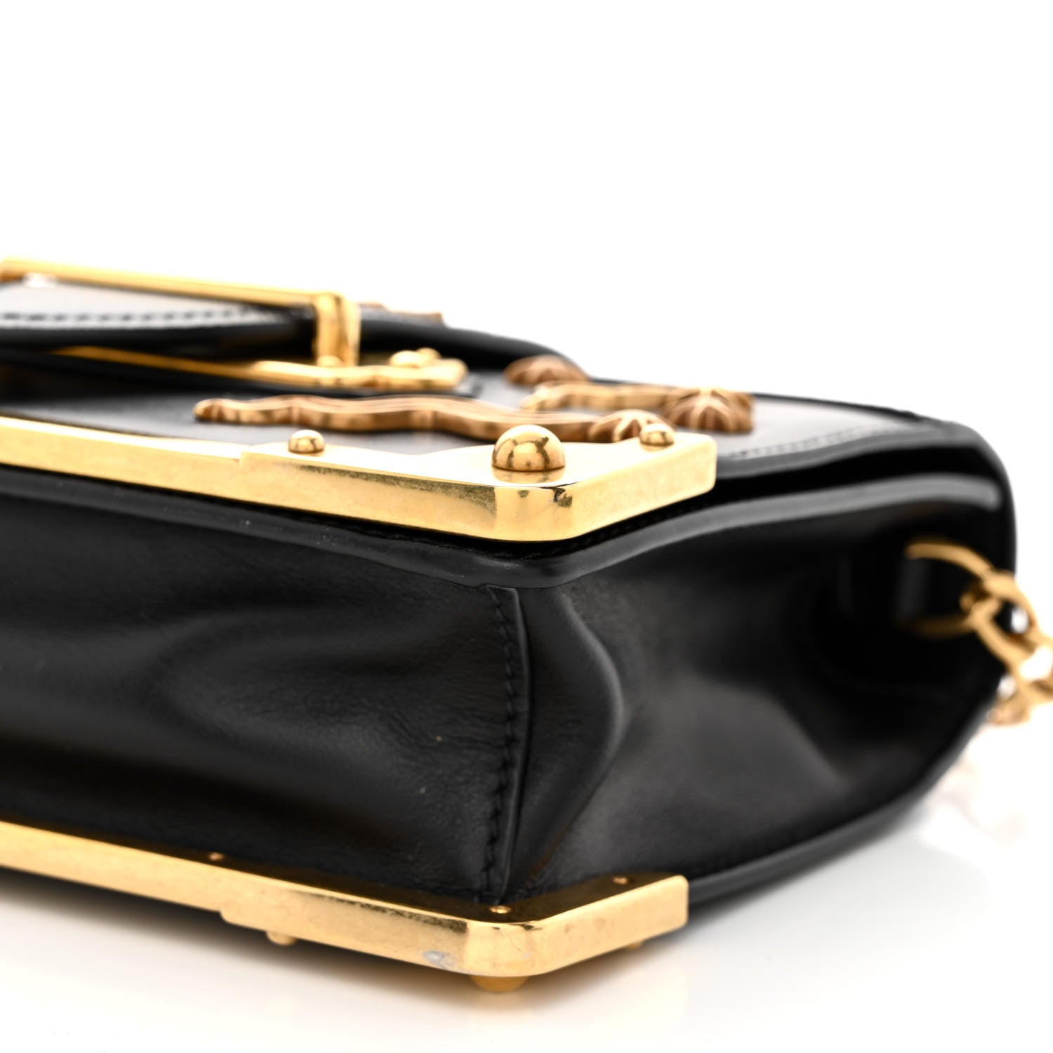 Prada City Calf Saffiano Cahier Astrology Bag Black 10 of 13