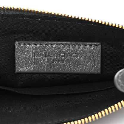 Balenciaga Agneau Giant 12 Gold Hardware Pouch Clutch Gris Fossile 6 of 7