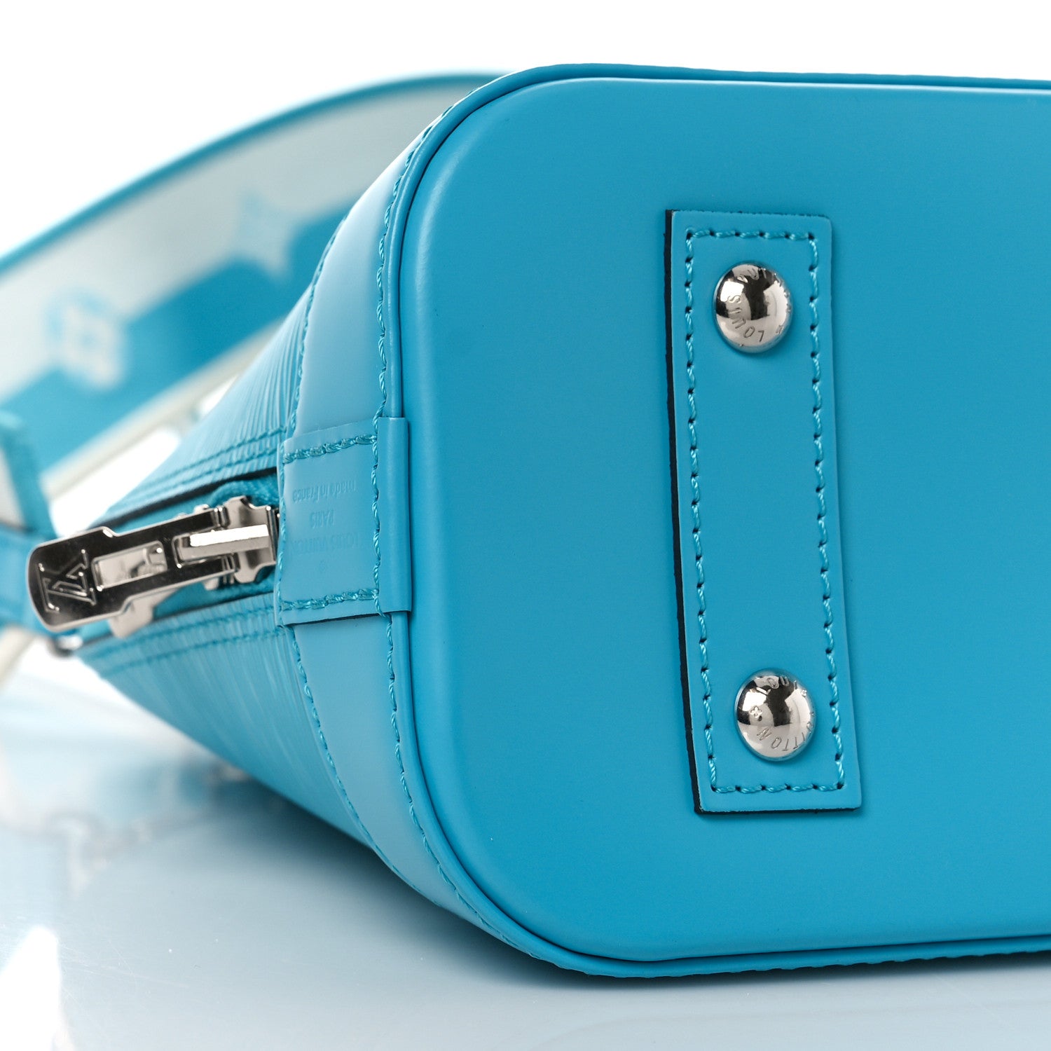 Louis Vuitton Epi Jacquard Alma BB Turquoise 6 of 7