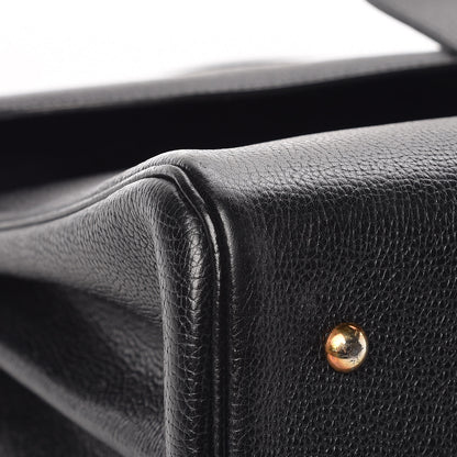 Delvaux Grained Calfskin Brillant Briefcase Black 5 of 23