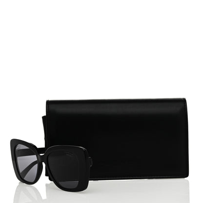 Chanel Acetate Strass Polarized Square Sunglasses 5422-B Black 8 of 8