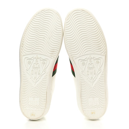 Gucci X DISNEY Calfskin Miro Soft Web Donald Duck Womens Ace Sneakers 36.5 White New Shamarock 5 of 9