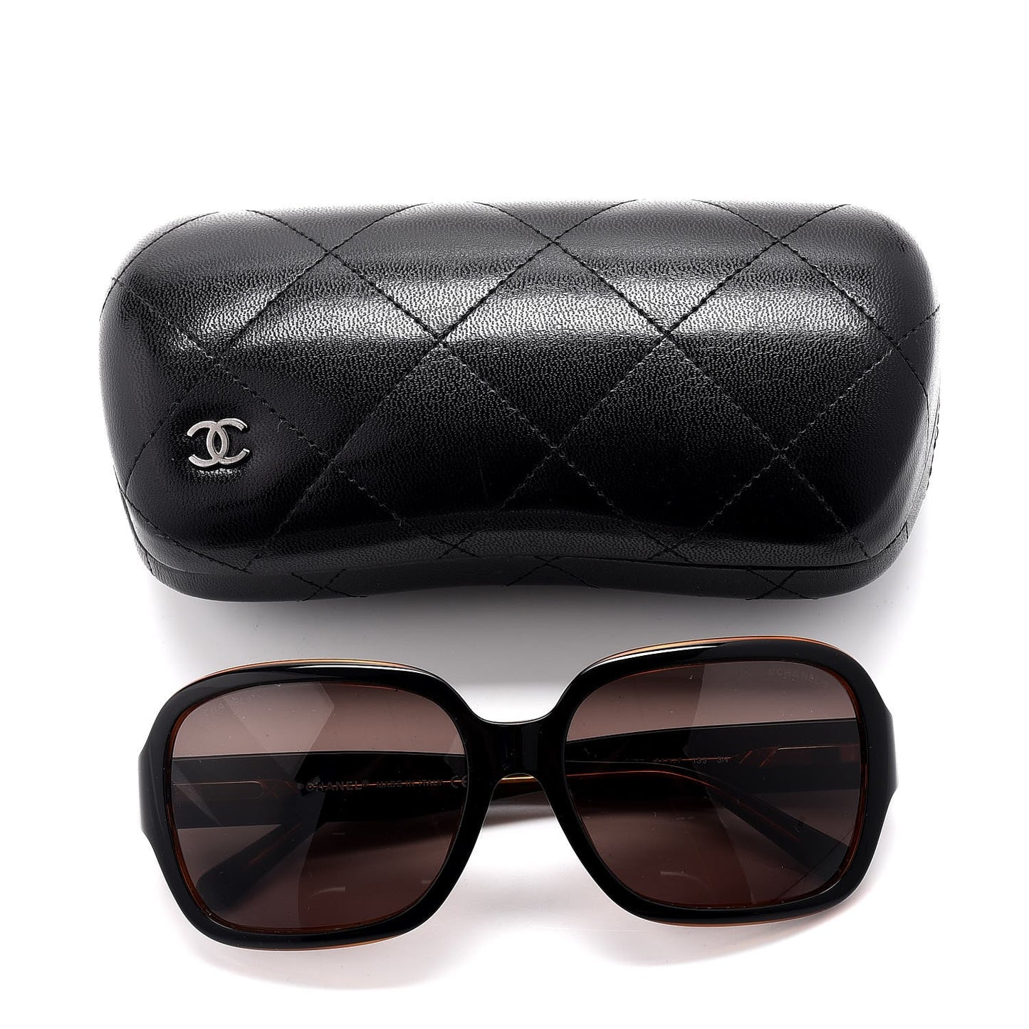 Quilted CC Sunglasses 5124 Black