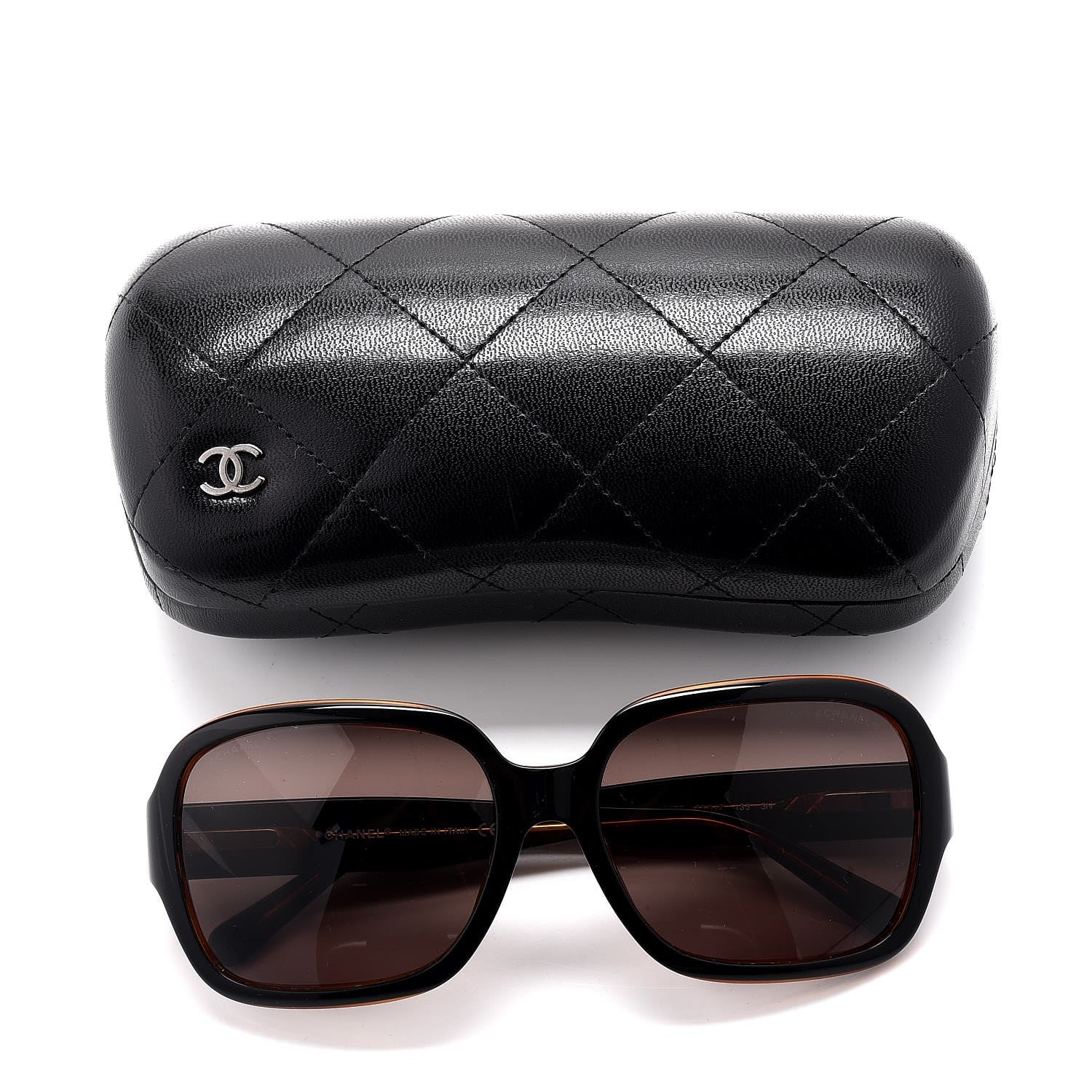 Chanel Quilted CC Sunglasses 5124 Black 9 of 9