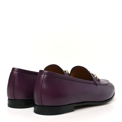 Gucci Calfskin Womens Jordaan Horsebit Loafers 38.5 Rosso Ancora 5 of 10