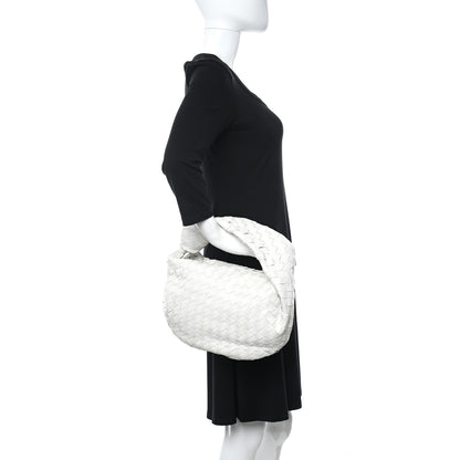 Bottega Veneta Nappa Intrecciato Teen Jodie Hobo White 2 of 7