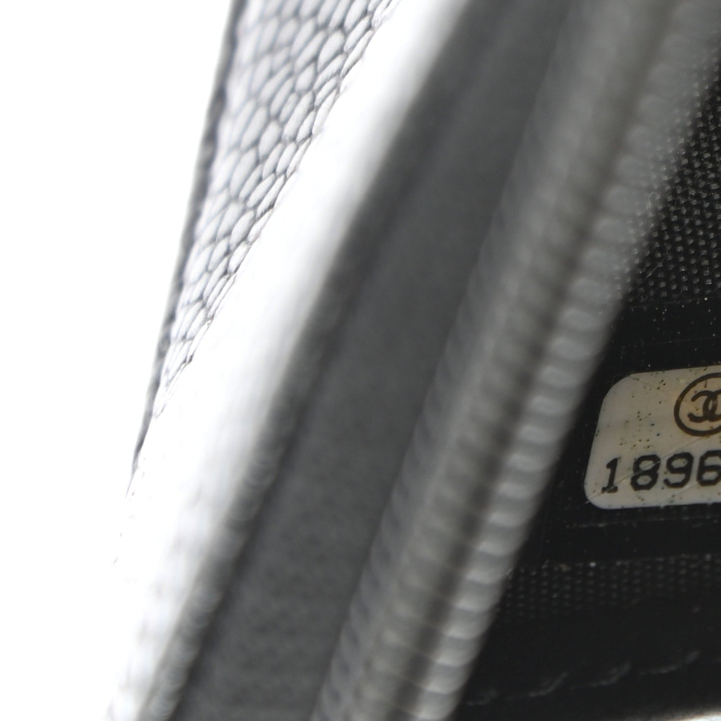 Caviar Large Timeless CC Zip Around Wallet Black
