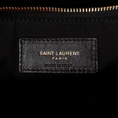 Saint Laurent Crinkled Calfskin Matelasse Monogram Medium Niki Chain Satchel Rose Glow 7 of 11