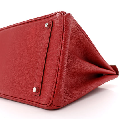Hermes Togo BIRKIN 35 Rouge Garance 10 of 13