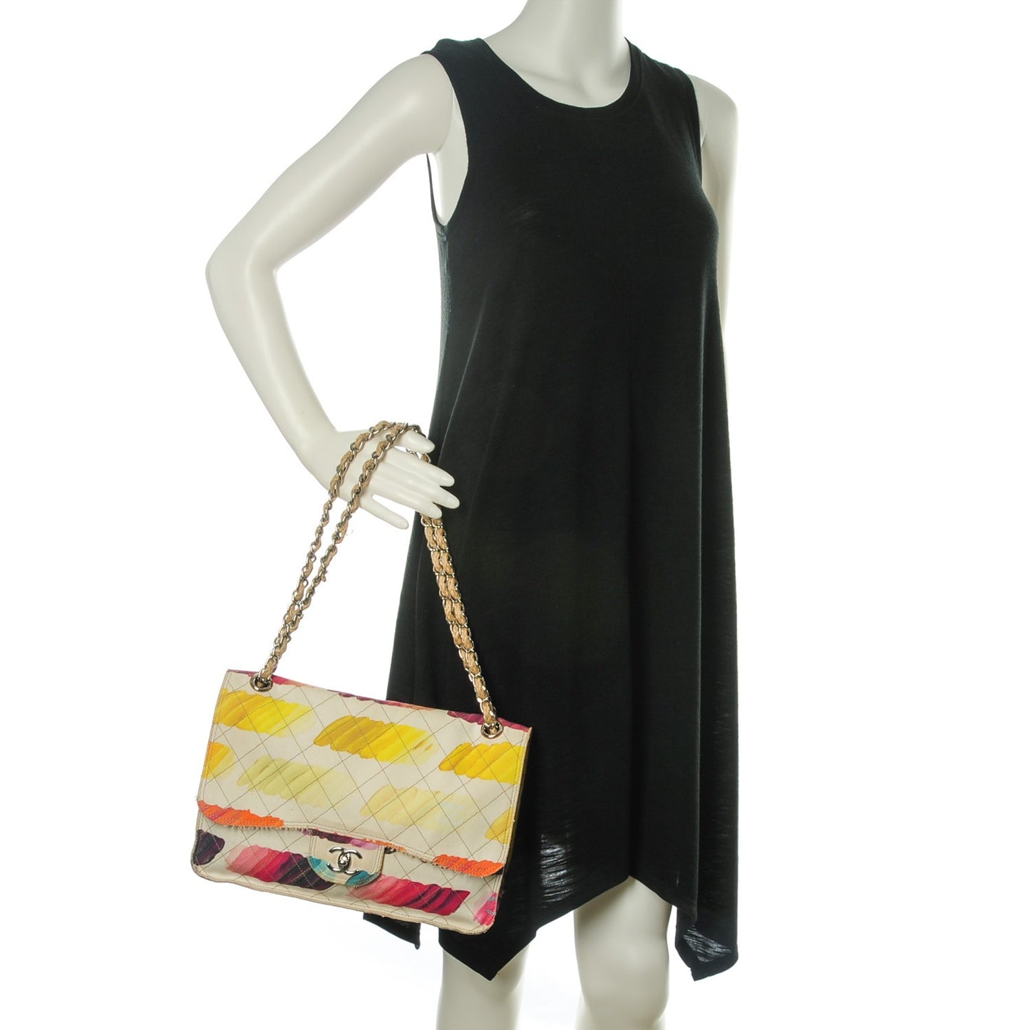 Canvas Jumbo Colorama Flap Multicolor
