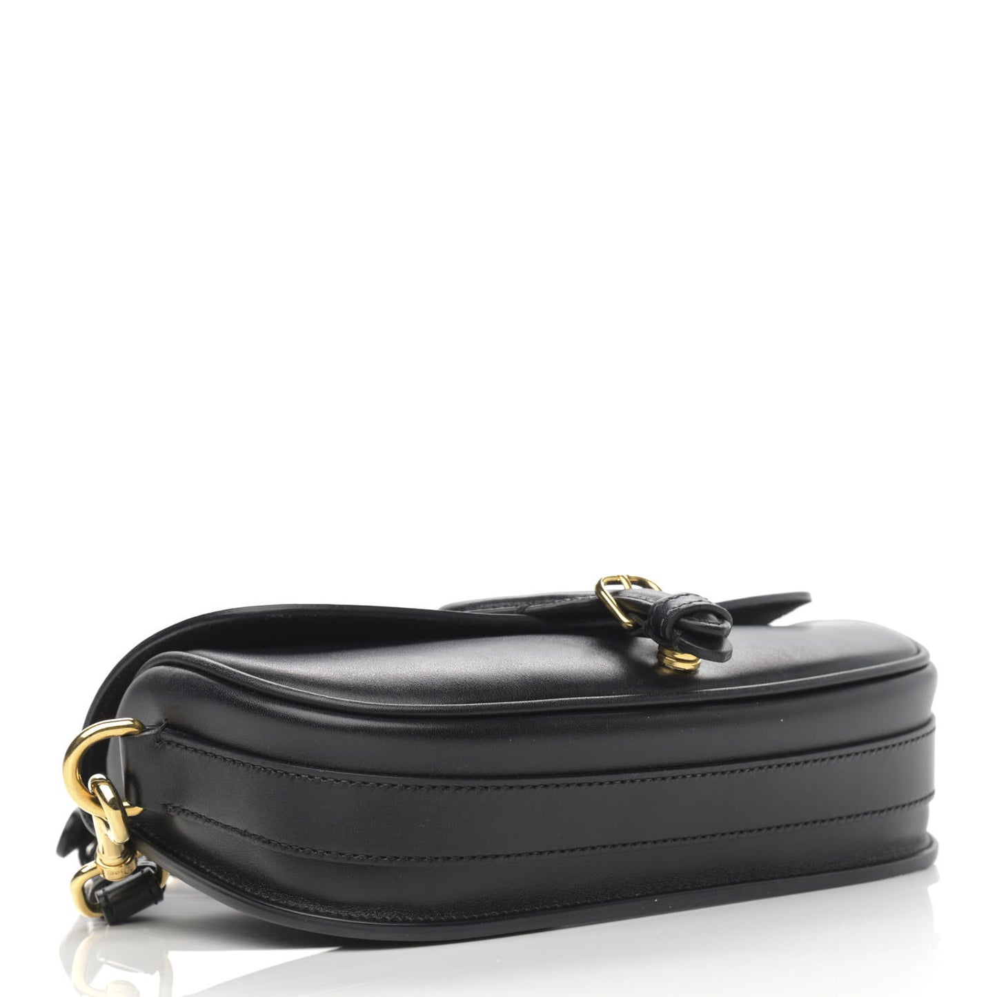 Box Calfskin East West Bobby Bag Black