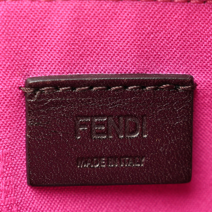 Fendi Vitello Elite Crystal Eye Monster Zip Pouch Bellini Multicolor 6 of 8