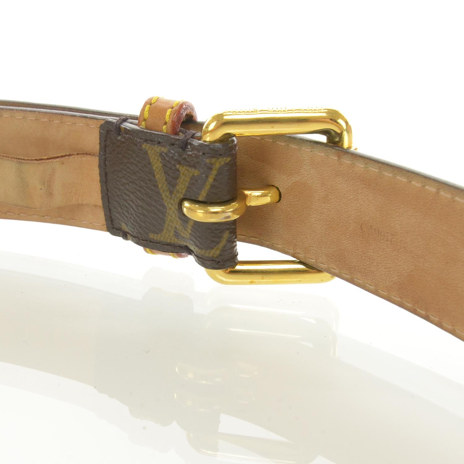 Louis Vuitton Monogram Dentelle Belt 95 38 3 of 7