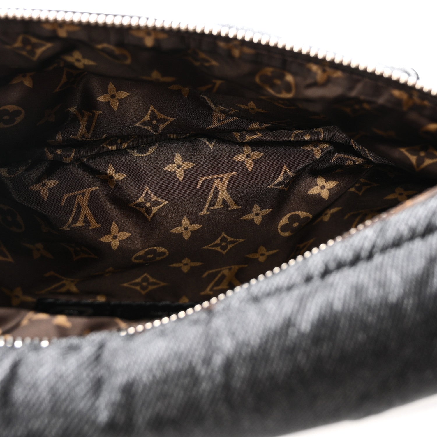 Louis Vuitton Econyl Monogram LV Ski High Rise Bumbag Black Jeans 5 of 10