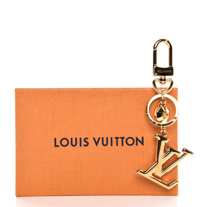 Louis Vuitton LV Facettes Bag Charm Key Holder Gold 6 of 6
