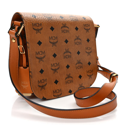 MCM Visetos Patricia Crossbody Bag Cognac 3 of 8