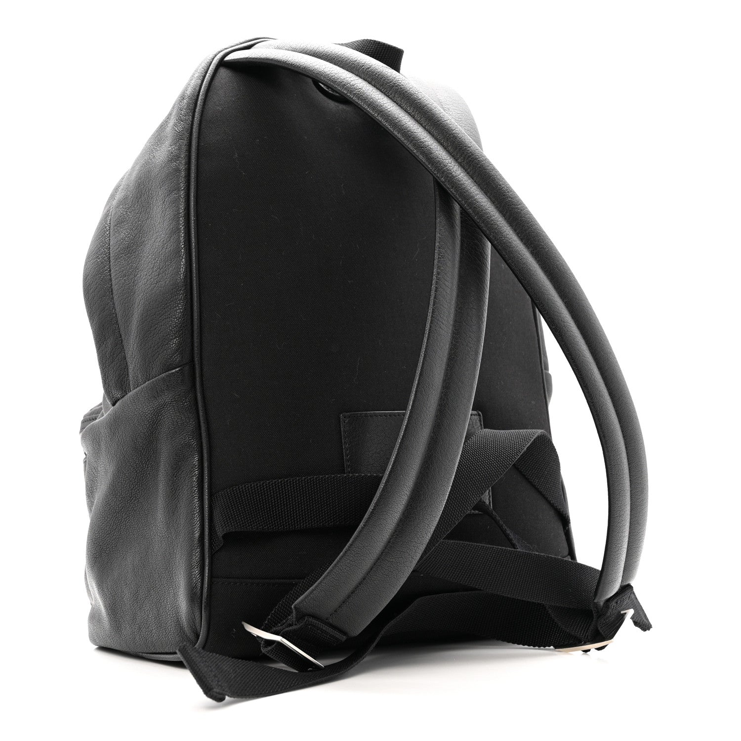 Saint Laurent Lambskin Mini City Backpack Black 3 of 9