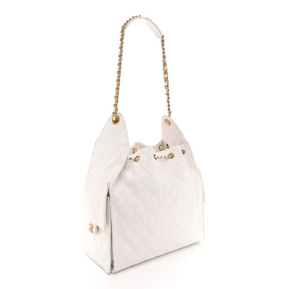 Chanel Caviar Quilted Medium Chanel 25 Handbag White 4 of 11