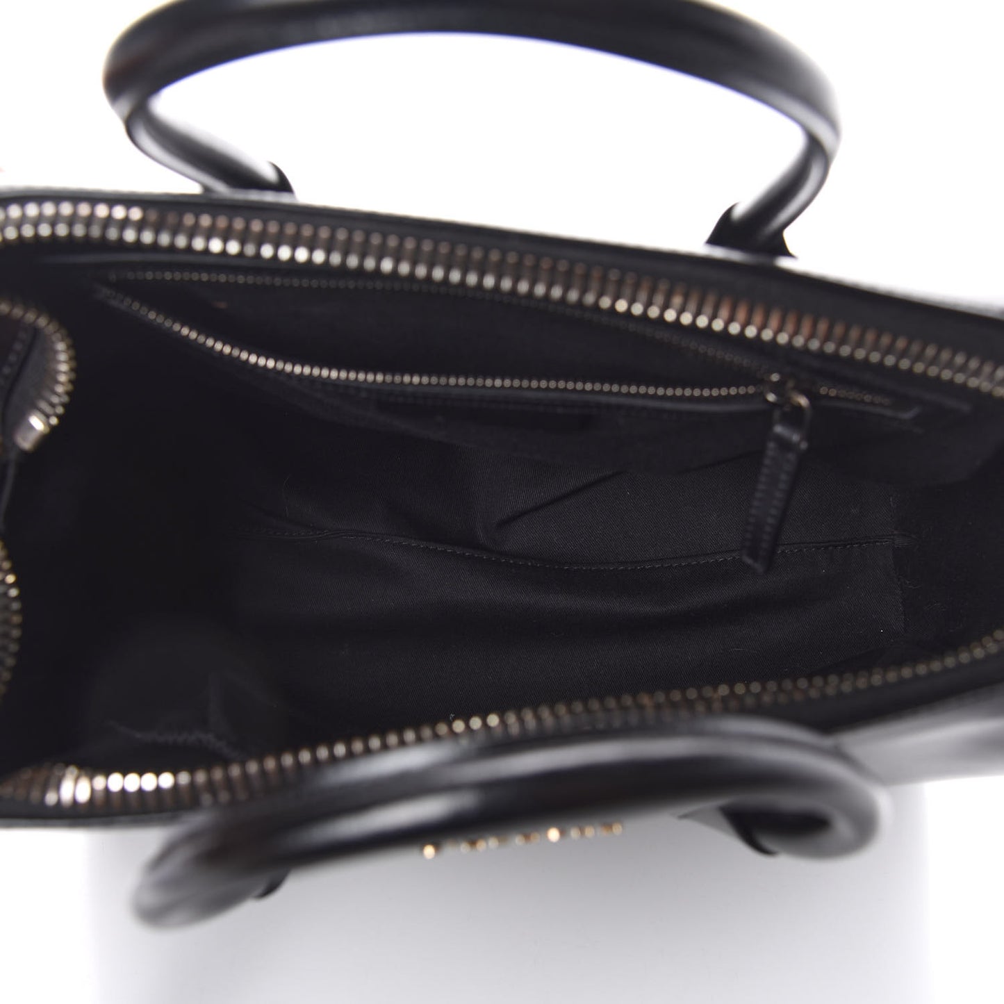 Shiny Lord Calfskin Medium Antigona Black