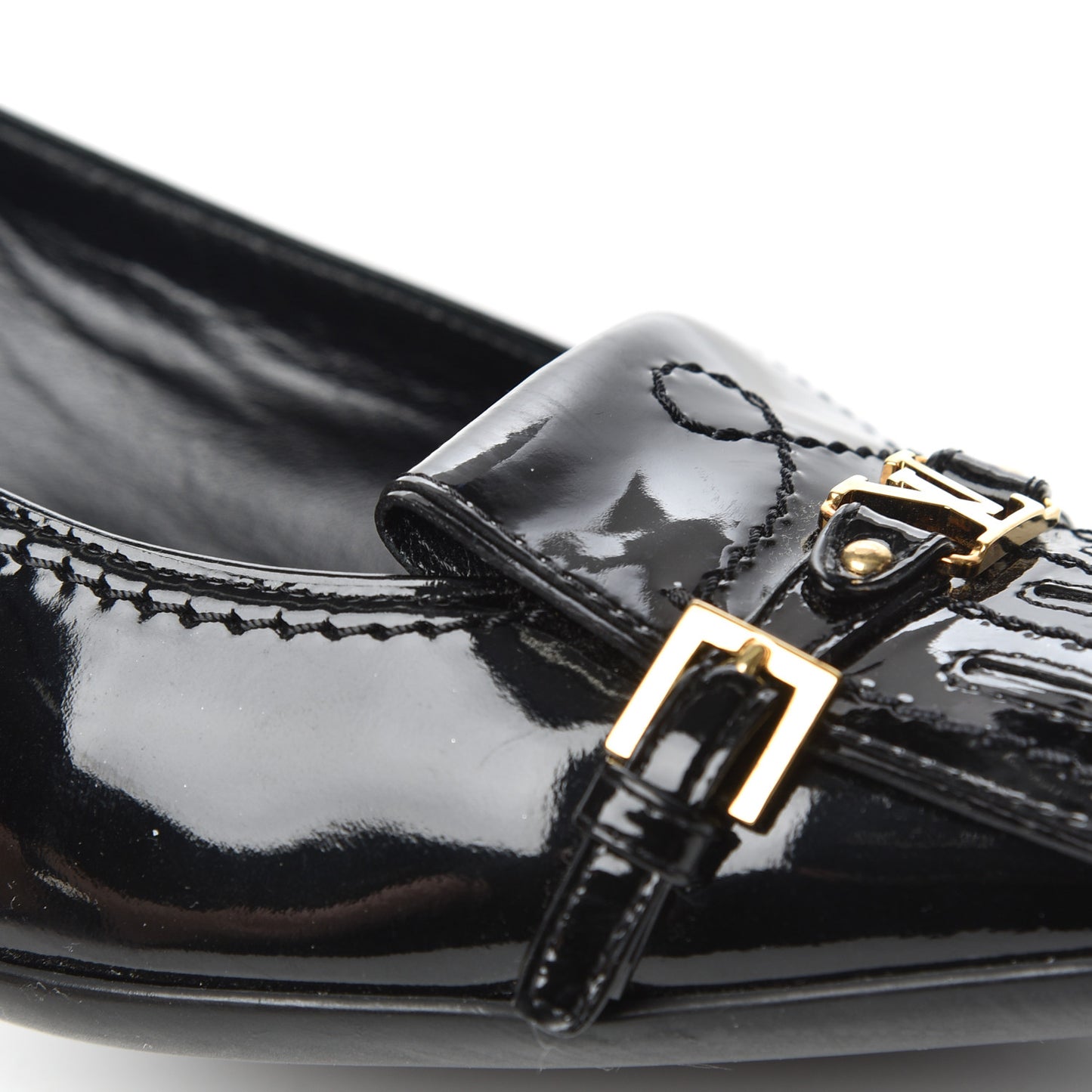 Patent Fringe Pumps 38.5 Black