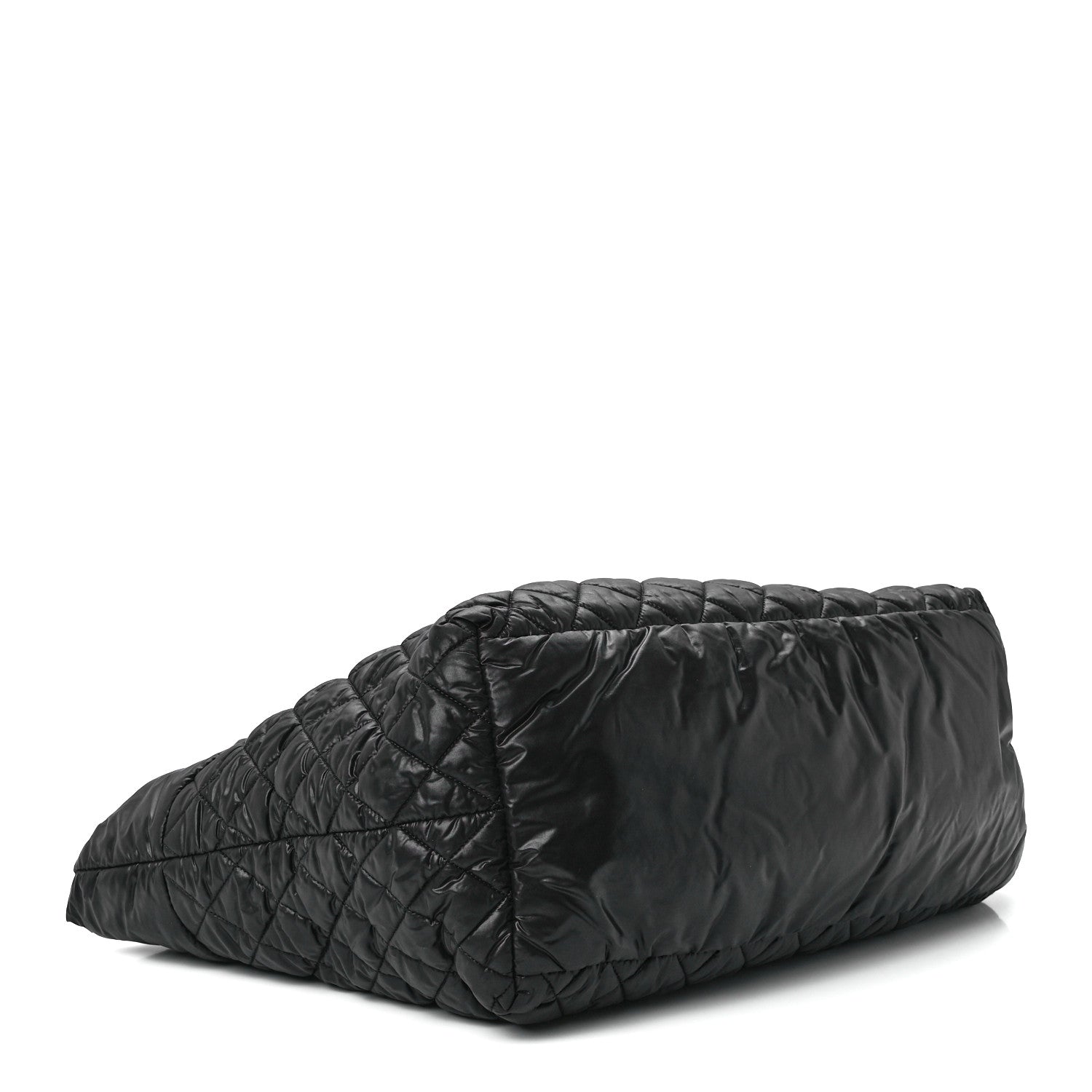 Chanel Nylon Quilted Large Coco Cocoon Tote Black 4 of 11