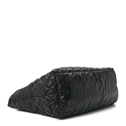 Chanel Nylon Quilted Large Coco Cocoon Tote Black 4 of 11