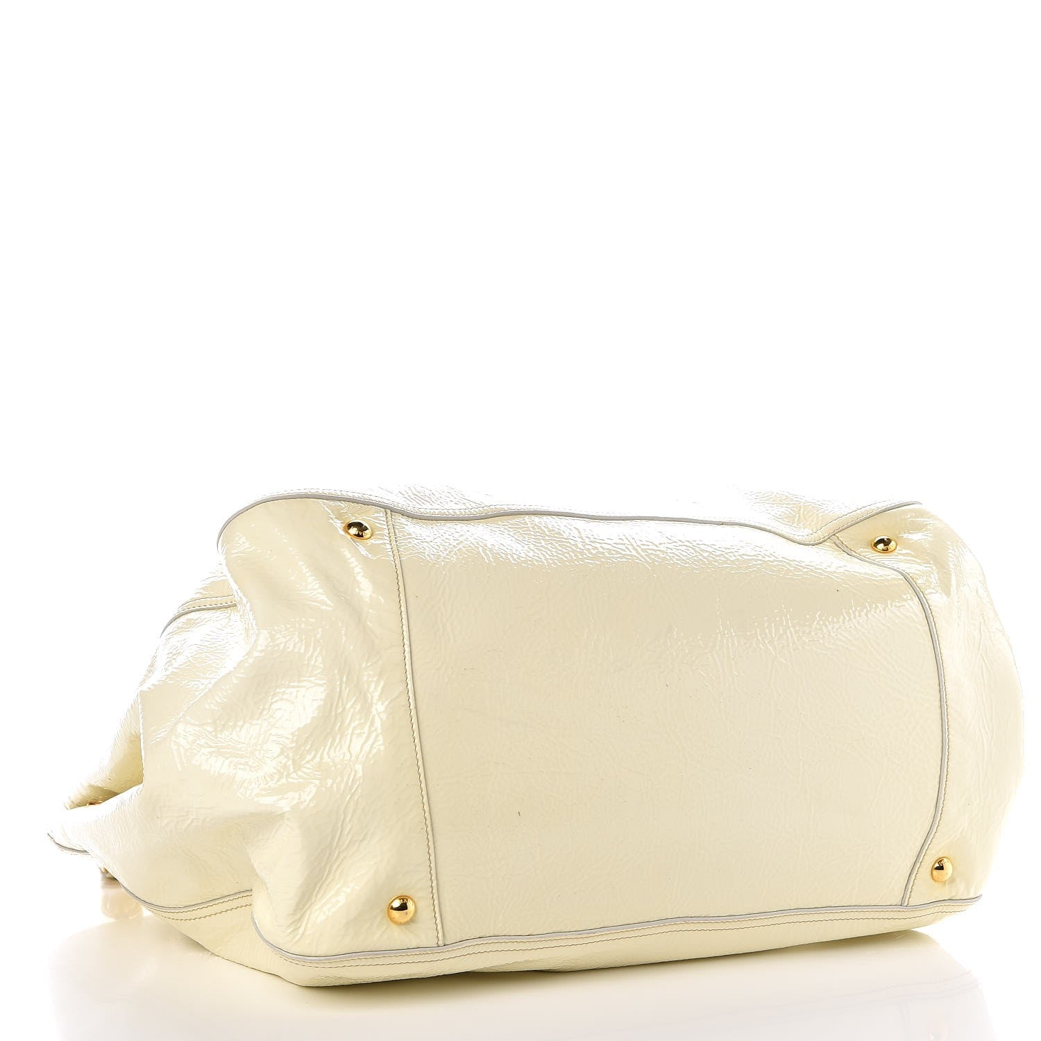 Prada Vernice Naplak Shopping Tote White 5 of 15