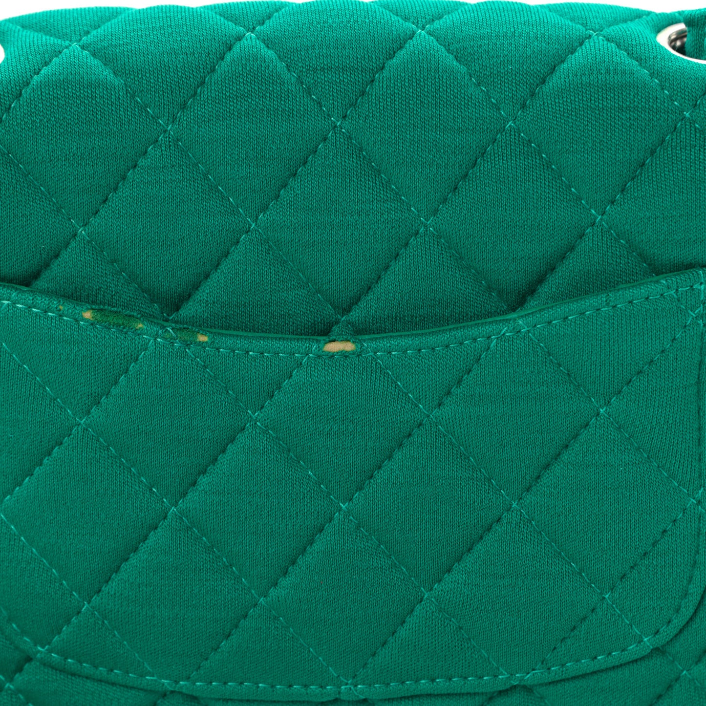 Jersey Quilted Mini Rectangular Flap Green